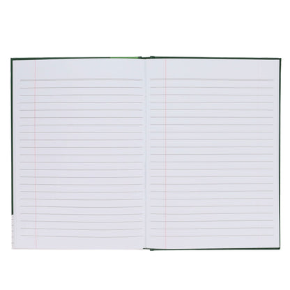 A5 160pg Hardback Notebook - Green - ABC School Supplies