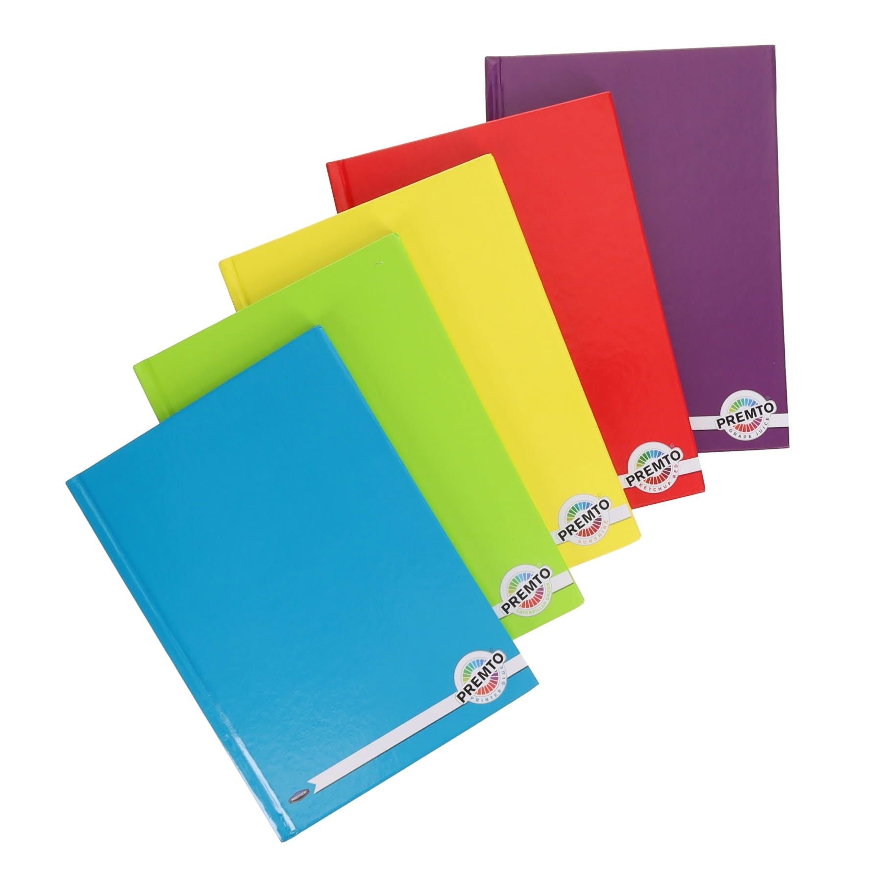 A5 160pg Hardcover Notebook Pack of 5 - ABC School Supplies