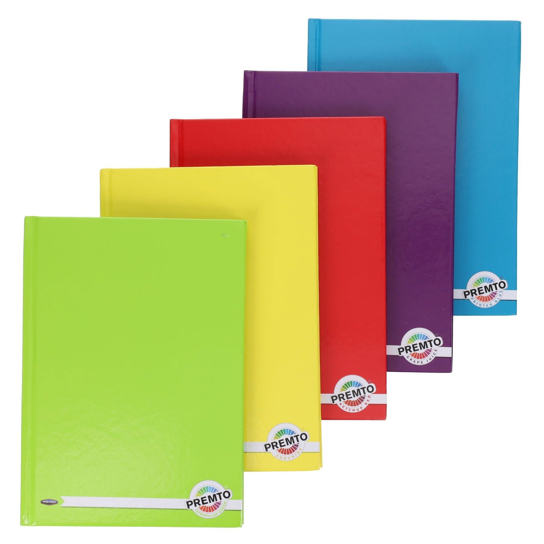 A5 160pg Hardcover Notebook Pack of 5 - ABC School Supplies