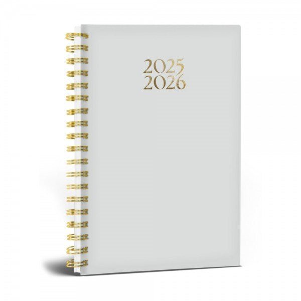 **A5 WTV Plush Spiral Academic Diary 2025 - 26 - ABC School Supplies