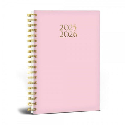 **A5 WTV Plush Spiral Academic Diary 2025 - 26 - ABC School Supplies