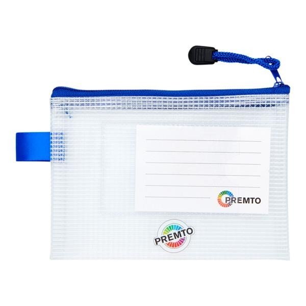 A6+ Extra Durable Expanding Mesh Wallet - Clear Pearl - ABC School Supplies