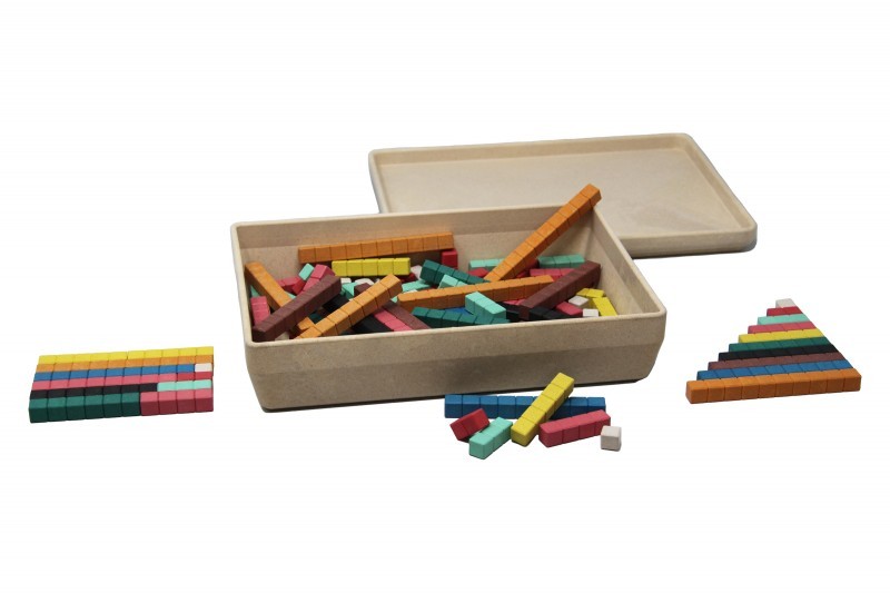 Cuisenaire Rods in 10 Colours Set of 126 pcs