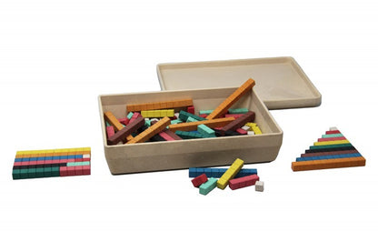 Cuisenaire Rods in 10 Colours Set of 126 pcs