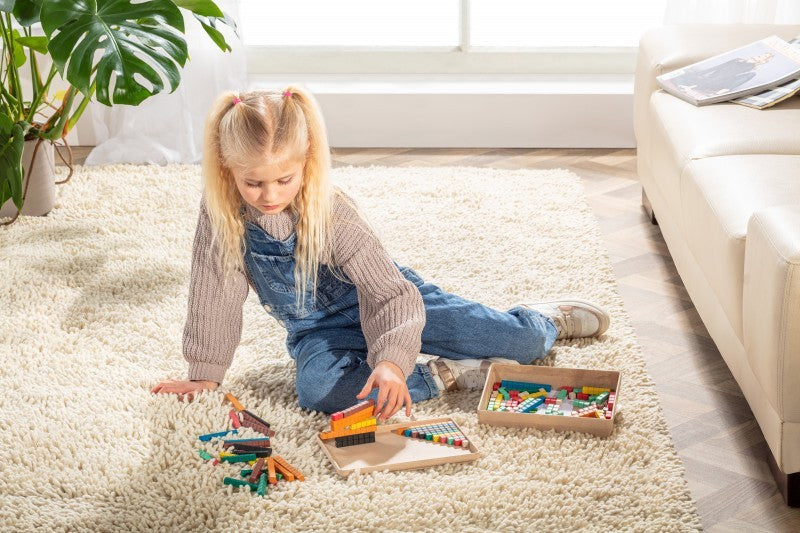 Cuisenaire Rods in 10 Colours Set of 126 pcs