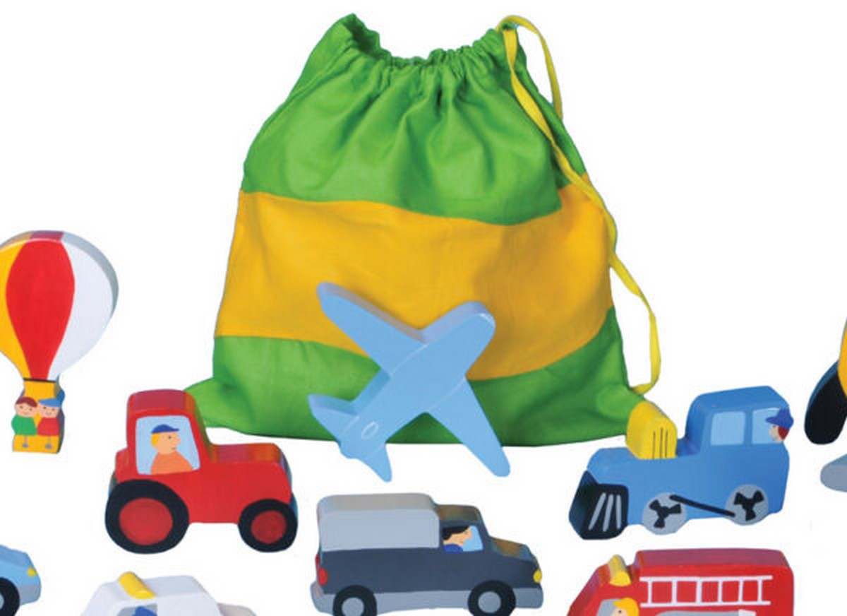 Wooden Transport Play Set