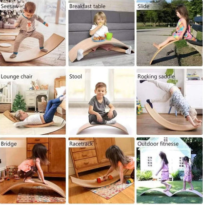 CleverCo Wooden Balance Board