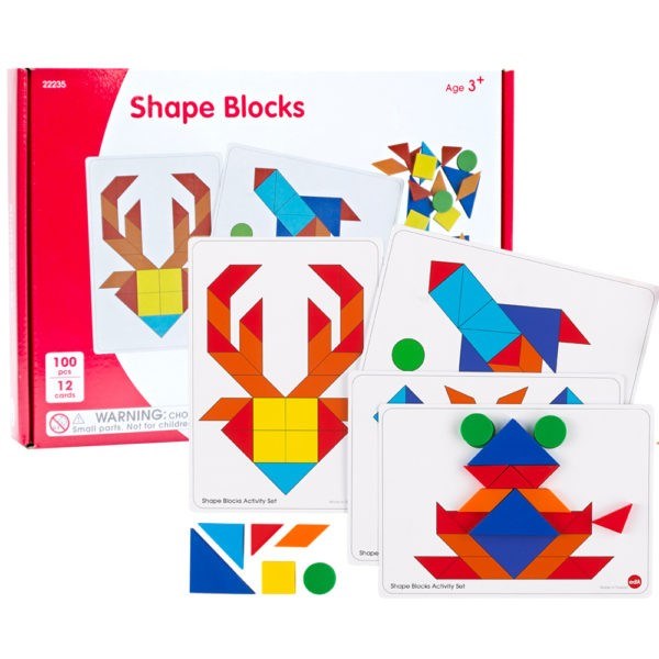 ** Edx Education Shape Blocks Activity Set - 112pcs