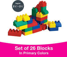 Edushape Mini Edu-Blocks Flexible Blocks Set of 26 Pieces