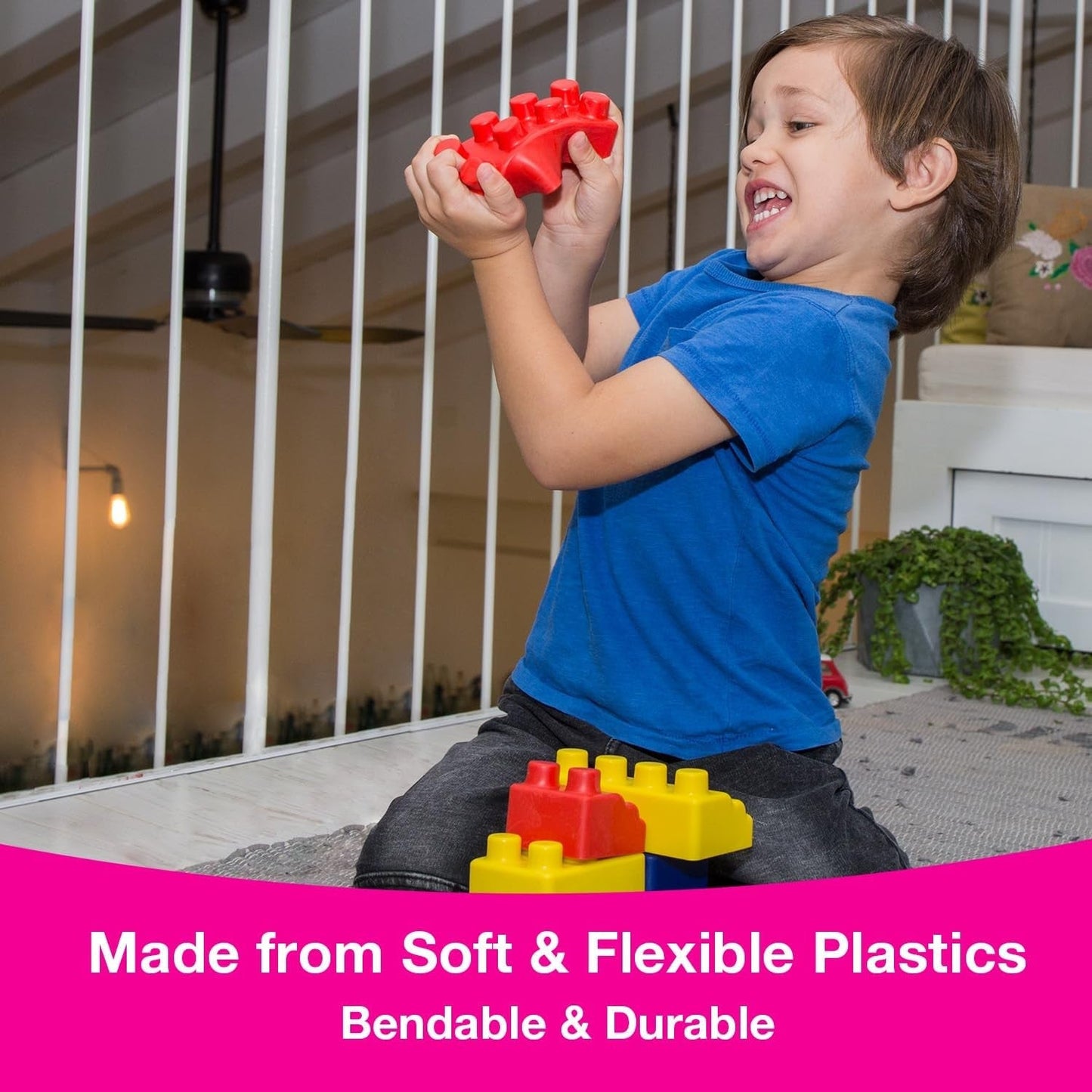 Edushape Mini Edu-Blocks Flexible Blocks Set of 26 Pieces