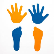 Everyday Feet And Hands Floor Markers - 20 Pairs