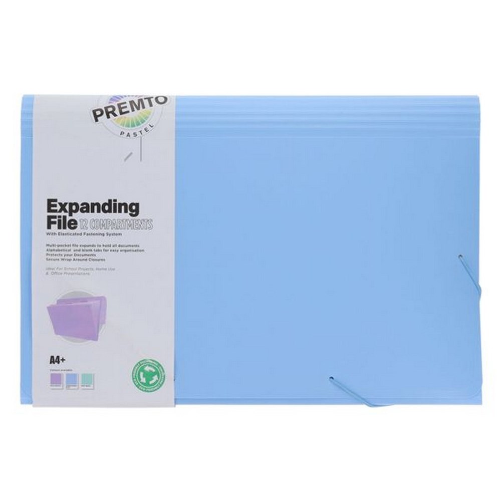 A4+ Pastel 12 Part Expanding File