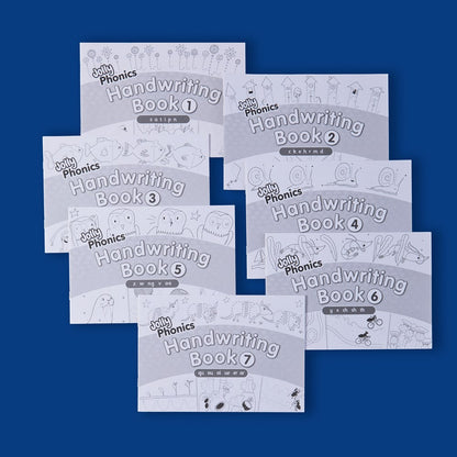 Jolly Phonics Handwriting Books Set of 7