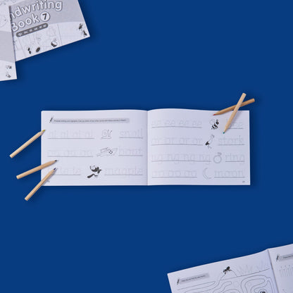 Jolly Phonics Handwriting Books Set of 7