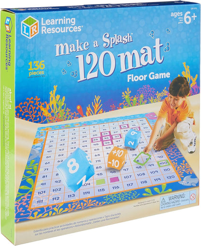 Learning Resources Make A Splash™  120 Mat Floor Game