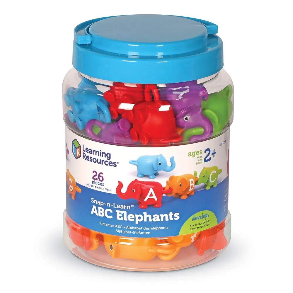 Learning Resources Snap-N-Learn Abc Elephants