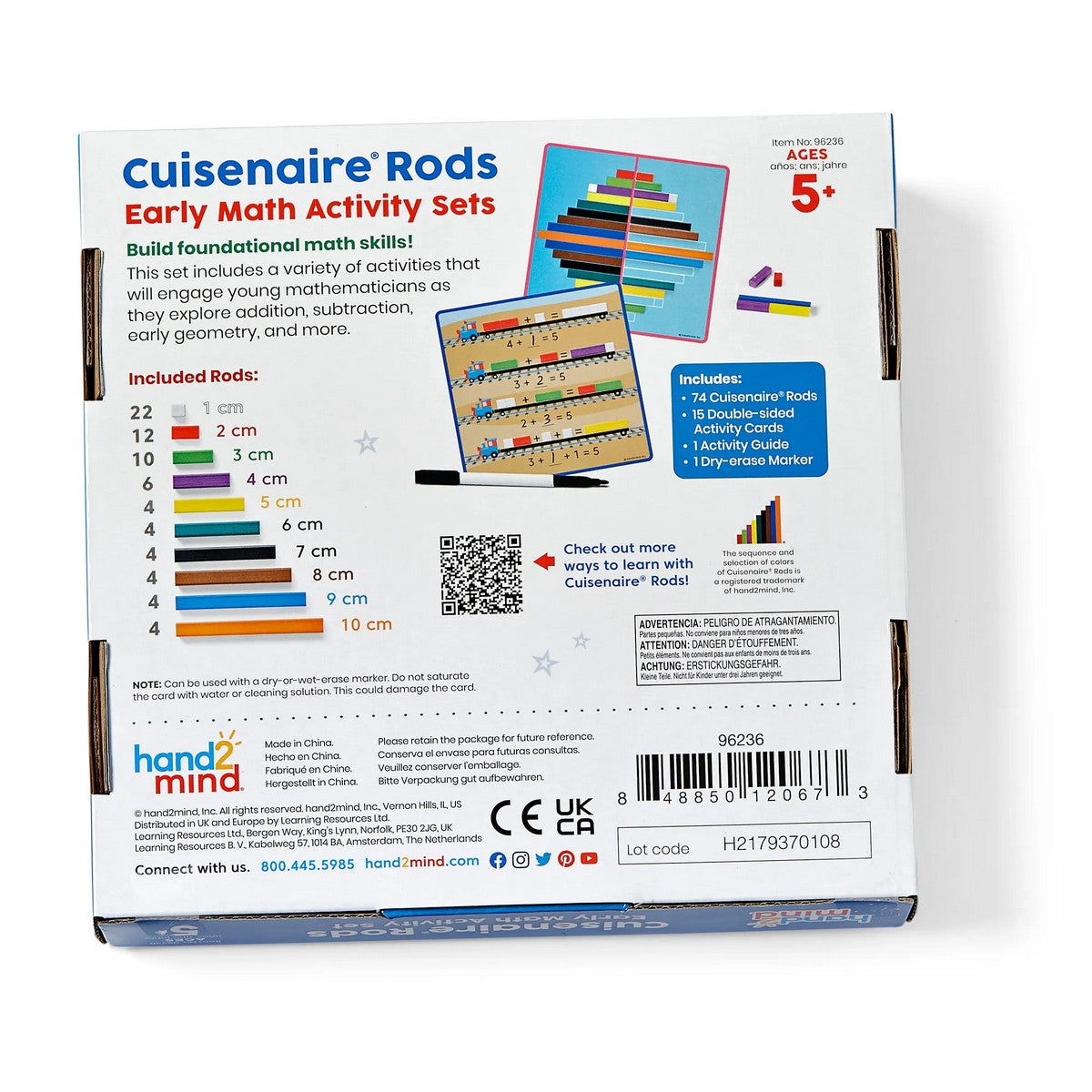 Cuisenaire® Rods Early Math Activity Set