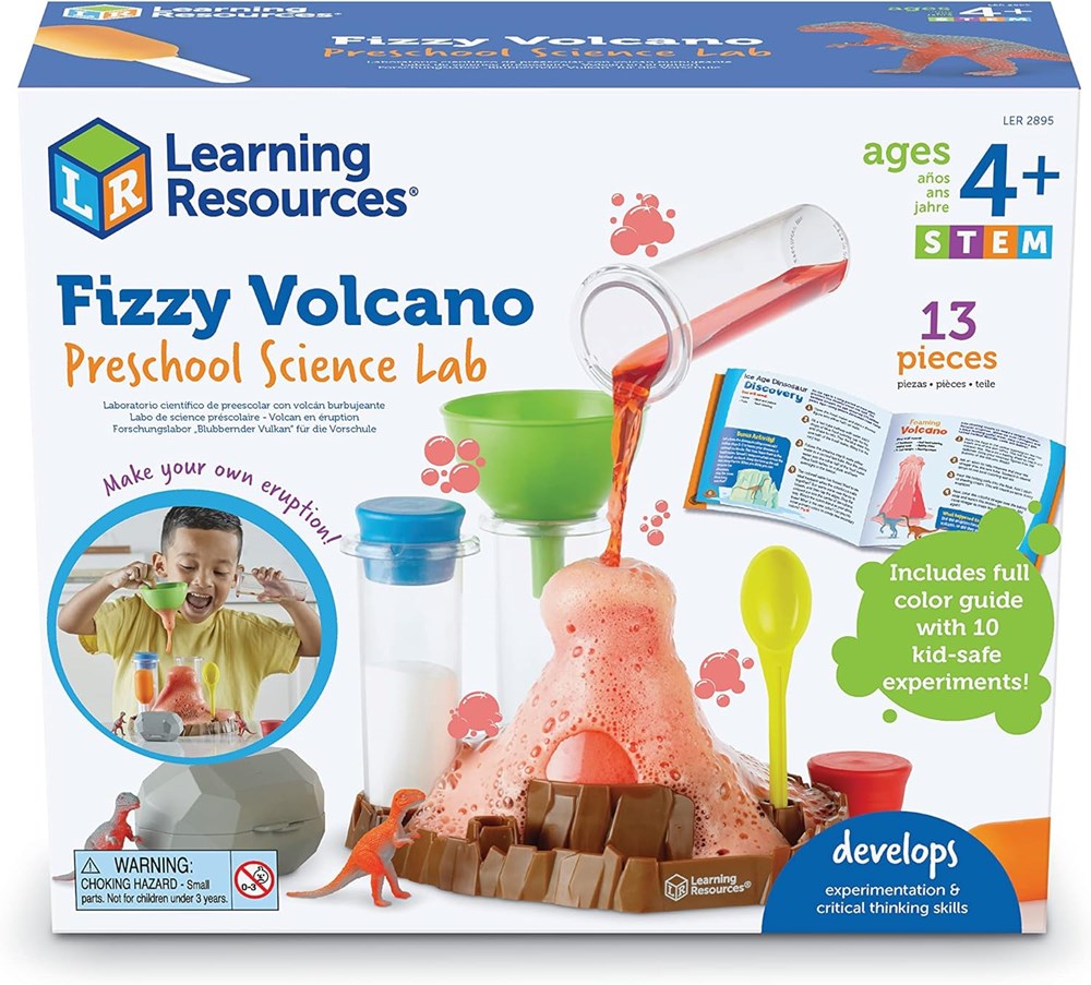 Fizzy Volcano Preschool Science Lab