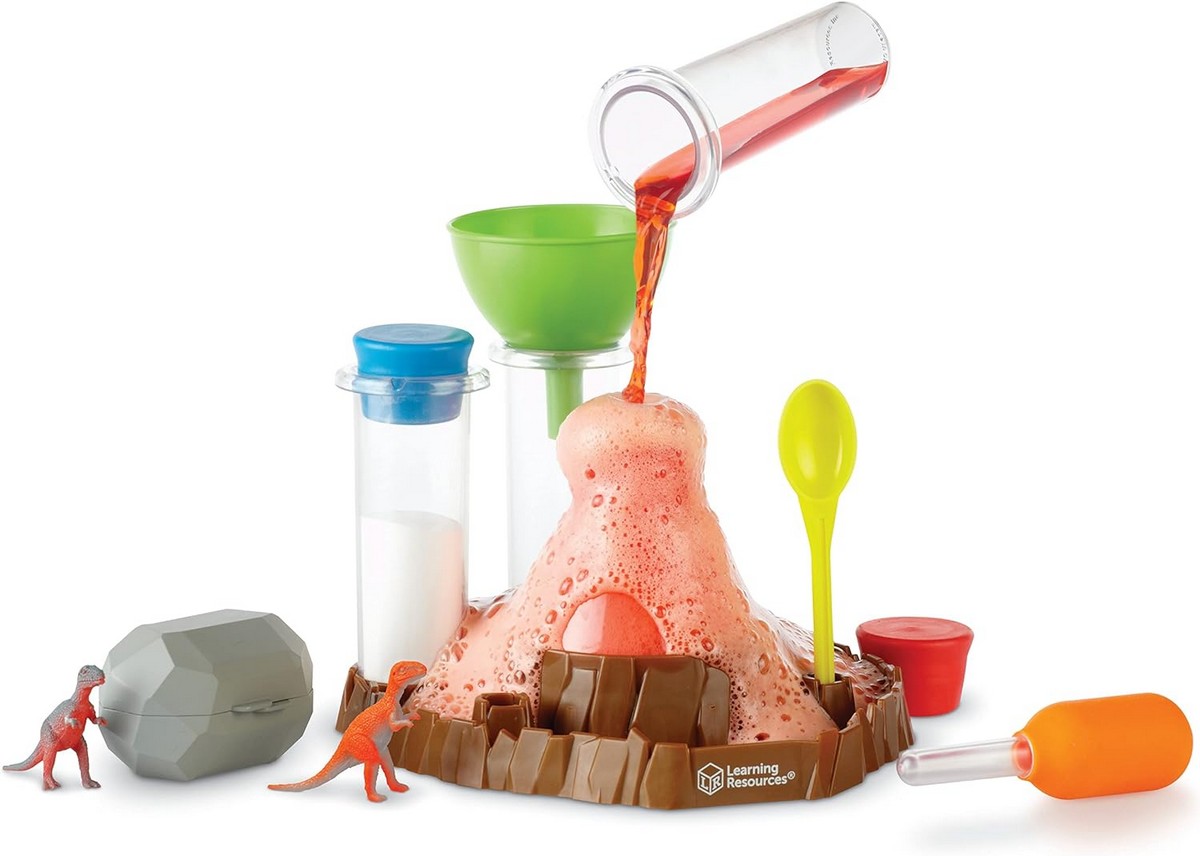 Fizzy Volcano Preschool Science Lab