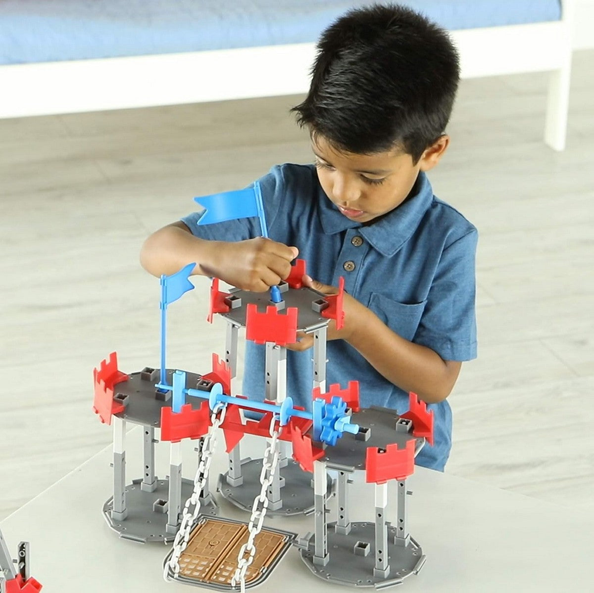 Learning Resource Castle Engineering Design Building Set