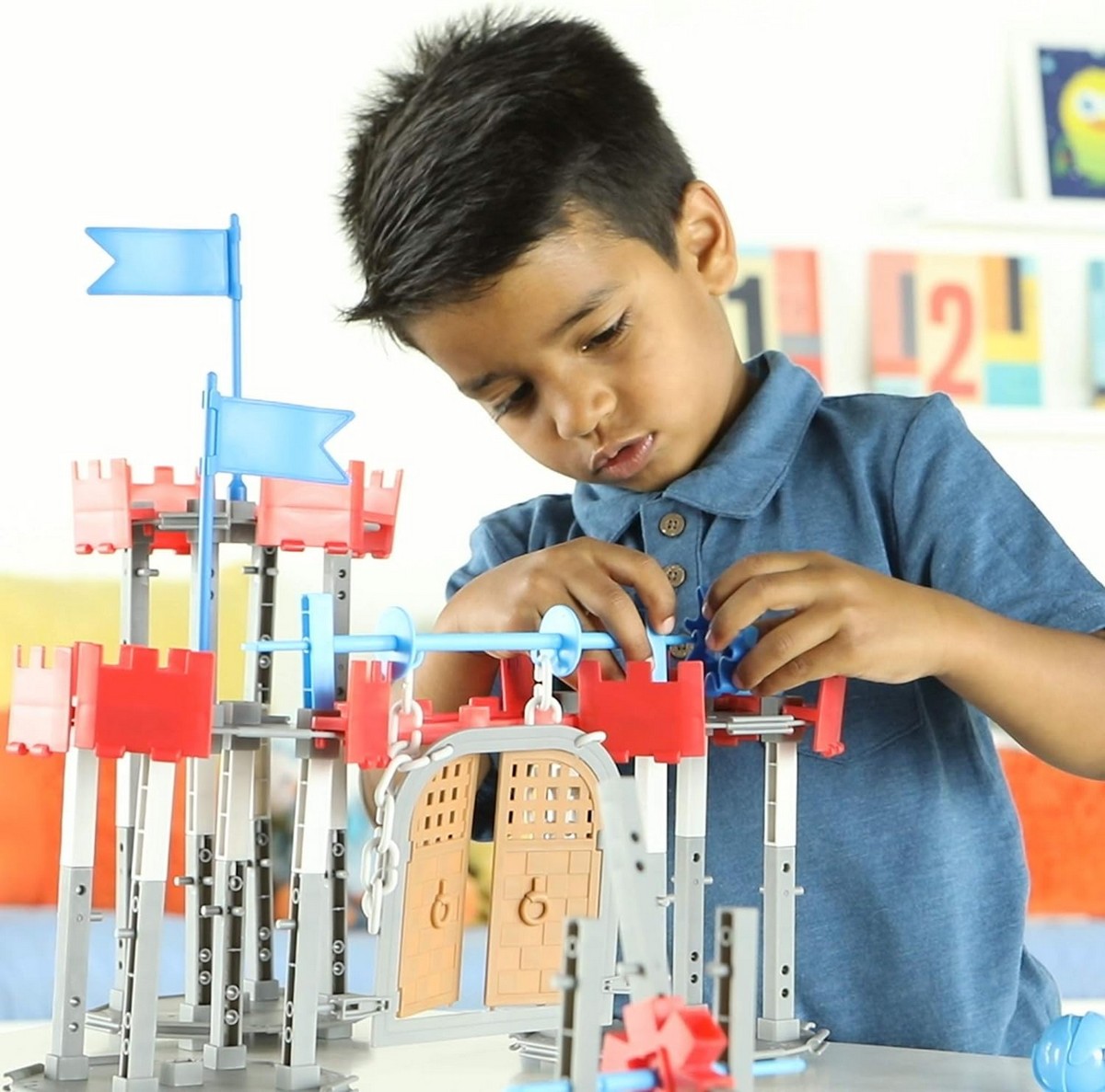 Learning Resource Castle Engineering Design Building Set