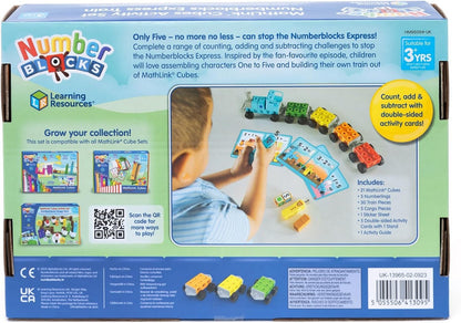 Learning Resources MathLink® Cubes Numberblocks® Express Train Activity Set