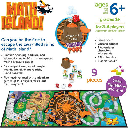 Math Island! Addition & Subtraction Game