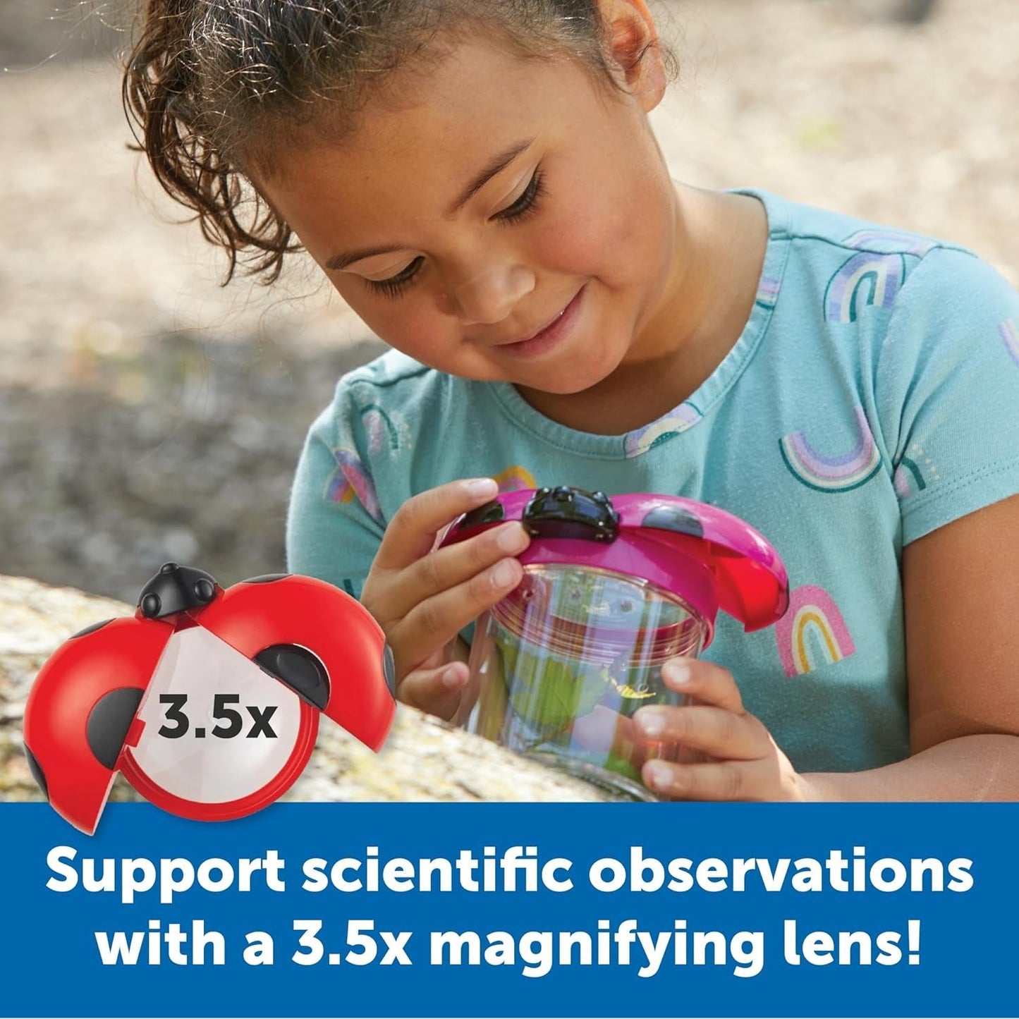 Learning Resources Primary Science® Big View Bug Jars (Set Of 6)