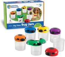 Learning Resources Primary Science® Big View Bug Jars (Set Of 6)