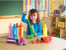 Rainbow Sorting Crayons