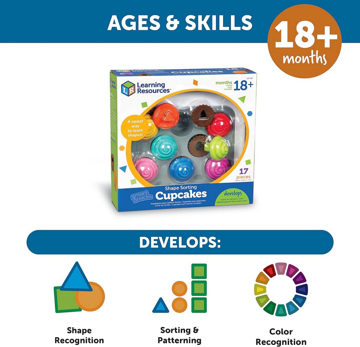 Smart Snacks® Shape Sorting Cupcakes