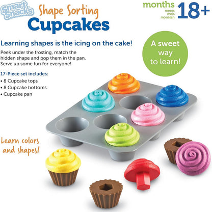 Smart Snacks® Shape Sorting Cupcakes