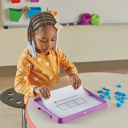 Learning Resources Magnetic Dry Erase Activity Trays, Set Of 6