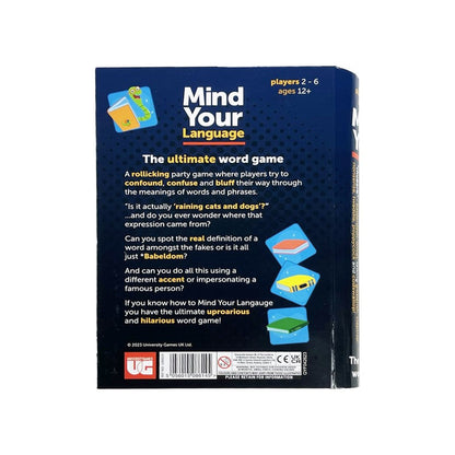 University Games Mind Your Language Board Game