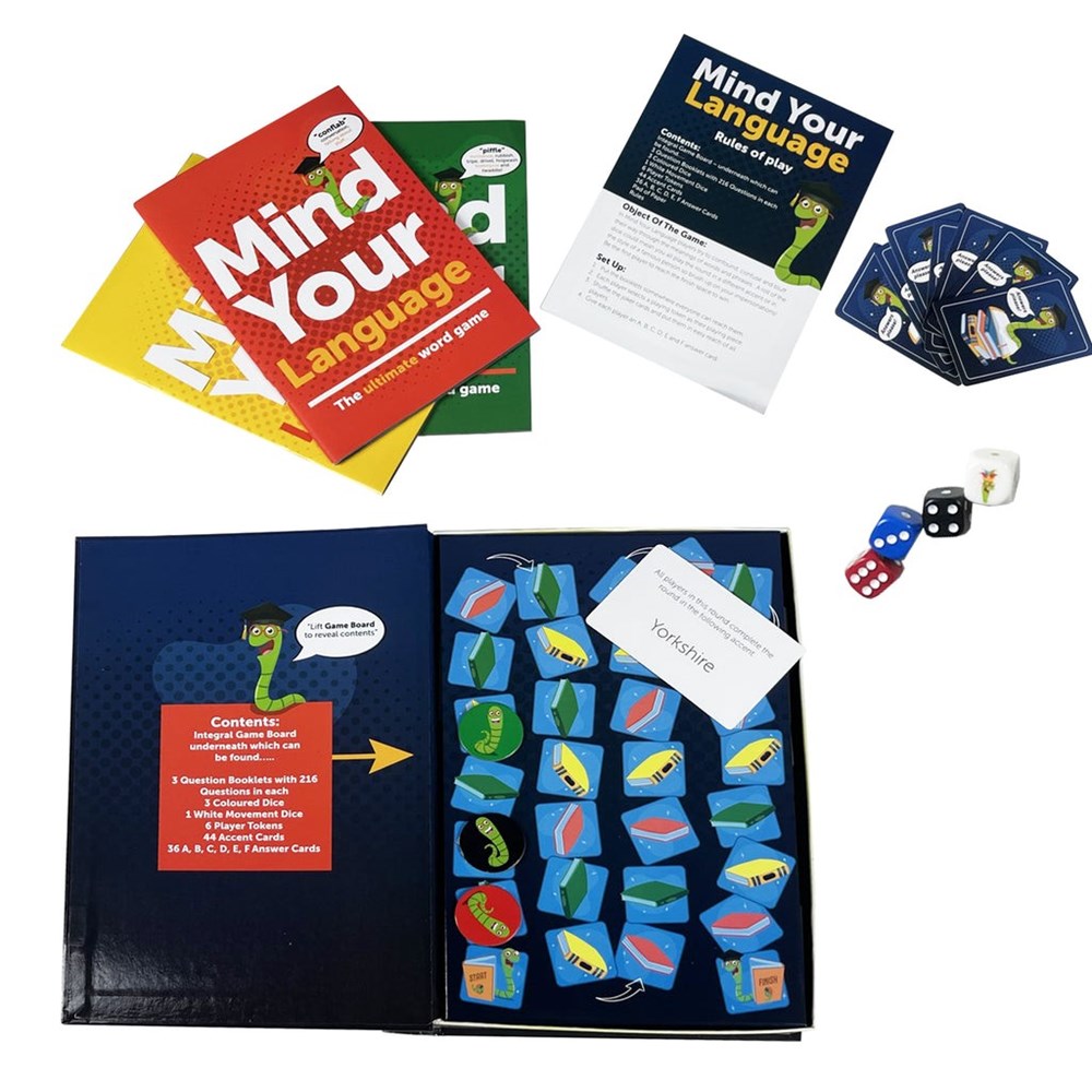 University Games Mind Your Language Board Game