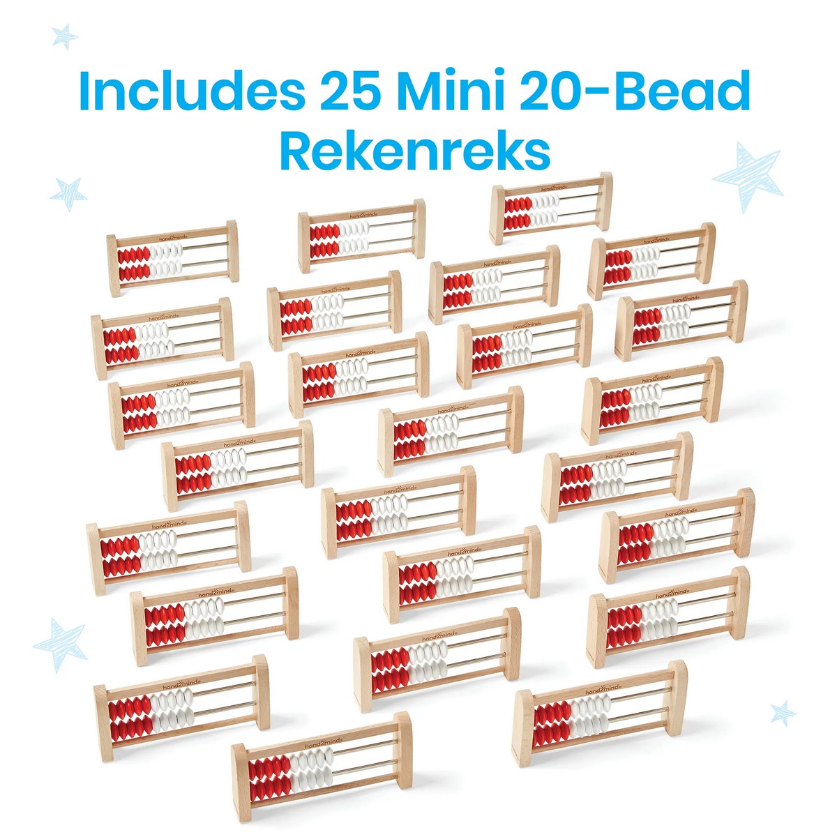Mini 20Bead Rekenrek (Set of 25) 