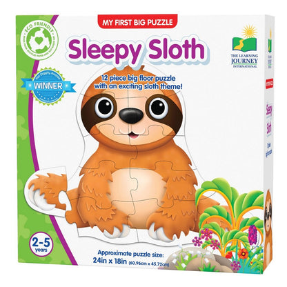 My First Big Floor Puzzle Sleepy Sloth 12 Pcs
