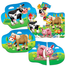**My First Puzzle Sets 4-In-A-Box Puzzles - Farm