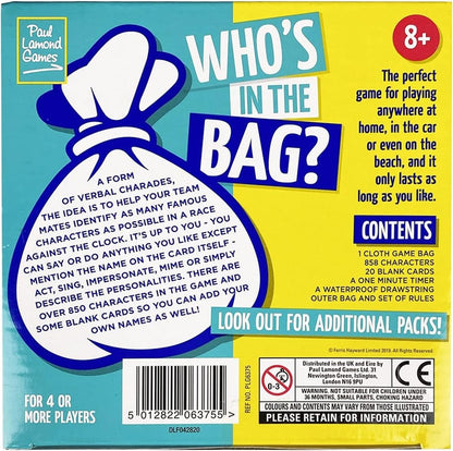 Paul Lamond Who's in the Bag Game
