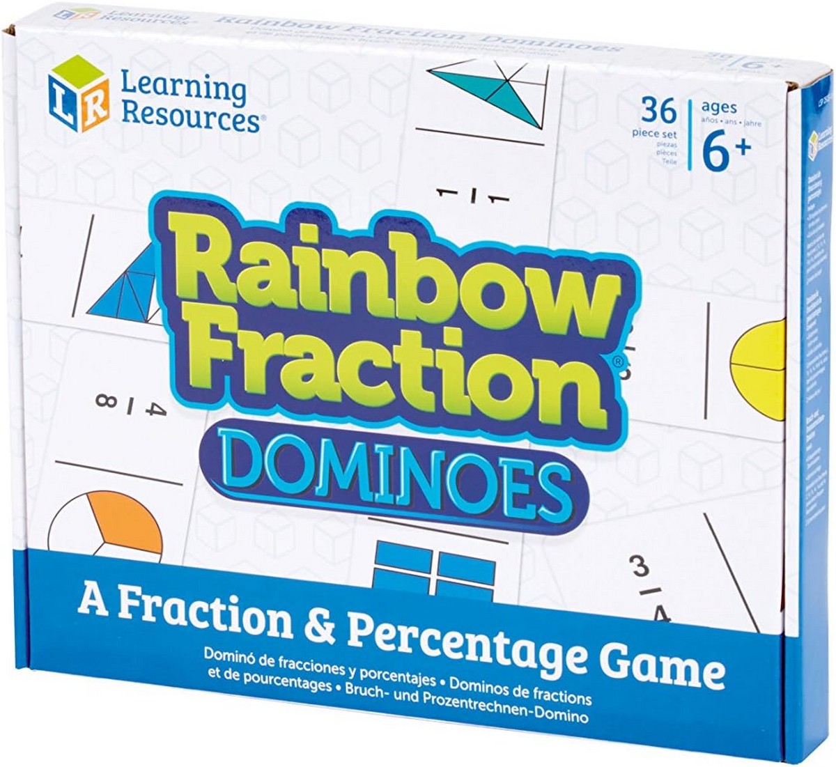 Learning Resources Rainbow Fraction Dominoes