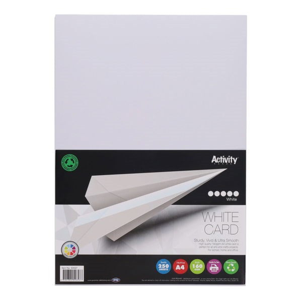 Premier A4 White Card 160Gsm (Pack Of 250 Sheets)