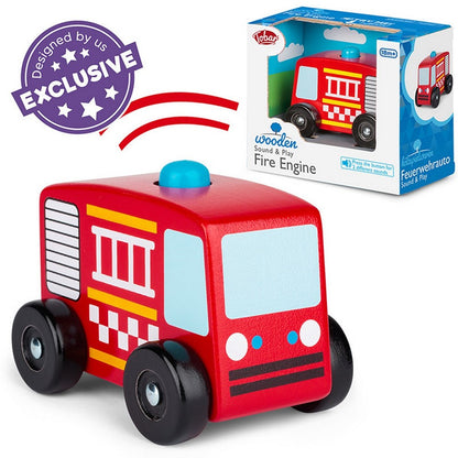 **Sound and Play Wooden Fire Engine