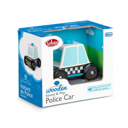 **Sound and Play Wooden Police Car