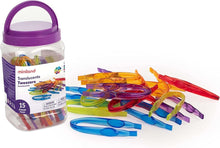 Miniland Translucent Tweezers Tub of 15