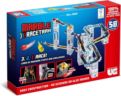 University Games Marble RaceTrax Game - 58 pieces