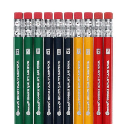Student Solutions Wallet 10 Hb Rubber Tipped Pencils