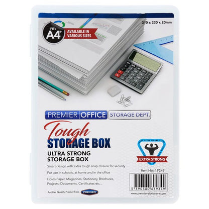 Concept Extra Tough Storage Box A4+ 310X230X20mm