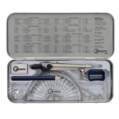 Premto 9pce Maths Set Admiral Blue