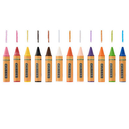 World Of Colour Box Of 12 Young Hands Big Crayons