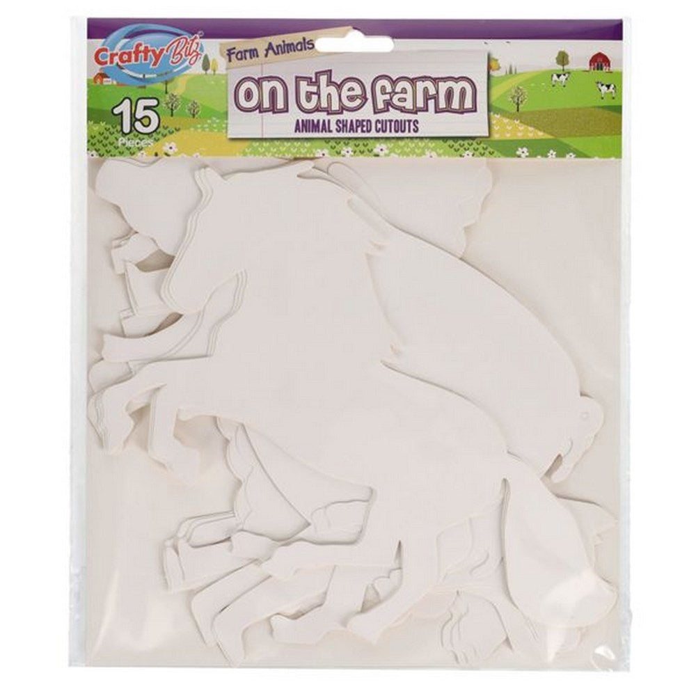 **Paper Cutouts - Farm Animals Set Of 10